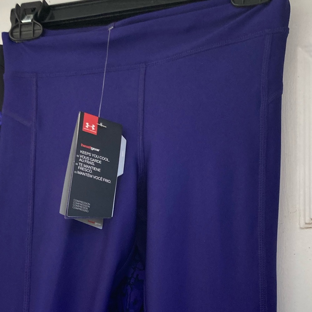 - -- - nWT! Under armour heat gear compression Purple!